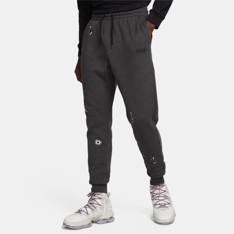 Nike LeBron Fleece Ανδρικό Παντελόνι Φόρμας (9000110861_8582)