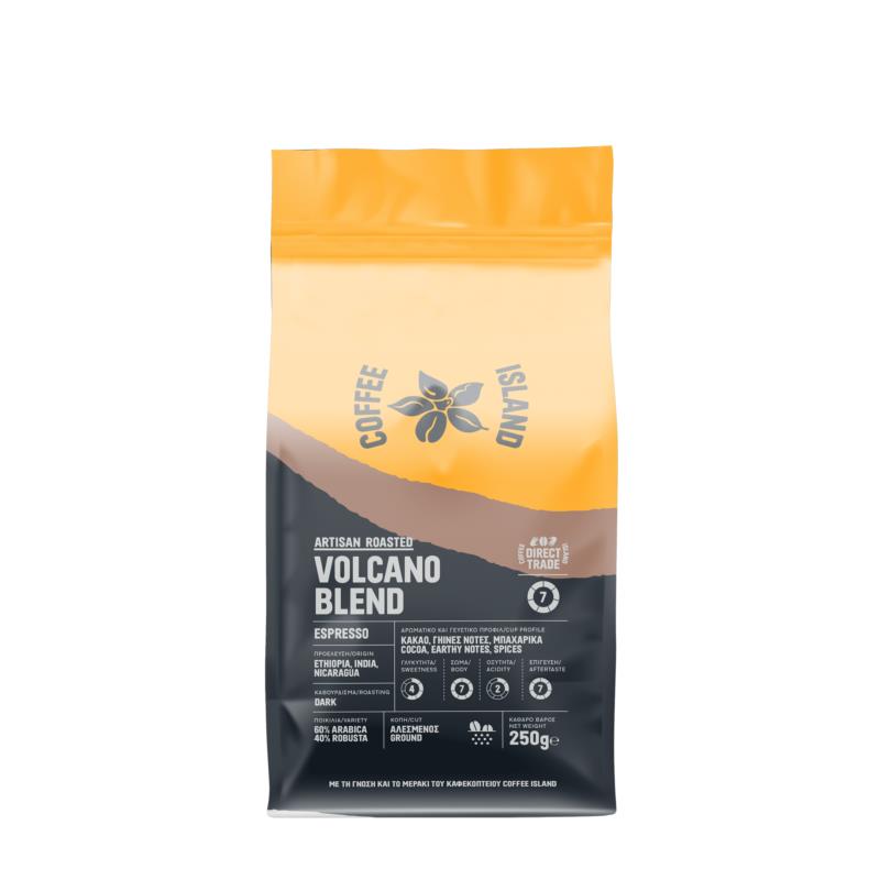 Καφές Espresso Volcano Blend Coffee Island (250g)