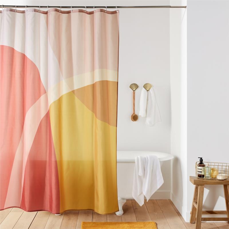 Εμπριμέ κουρτίνα μπάνιου 200x180 cm