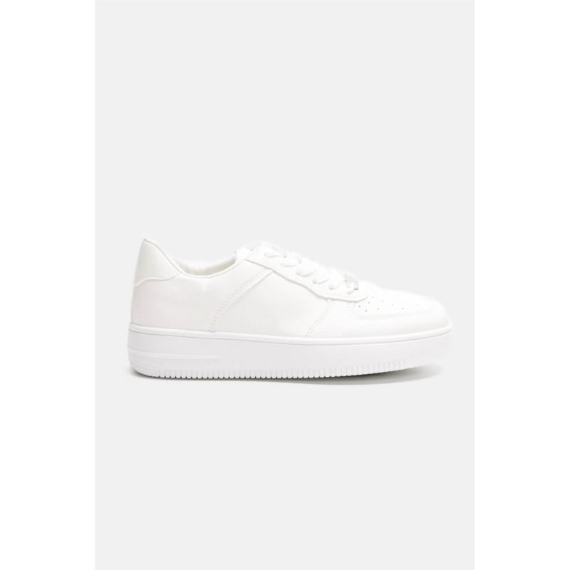 Sneakers Μονόχρωμα - Λευκό