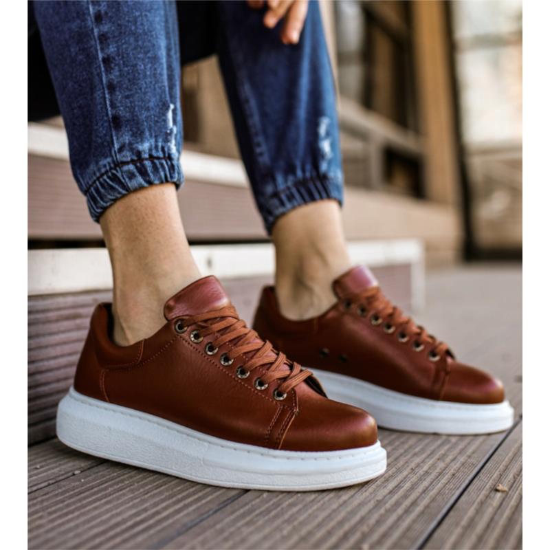 Ανδρικά ταμπά δίσολα Sneakers λαστιχένια σόλα CH25700T