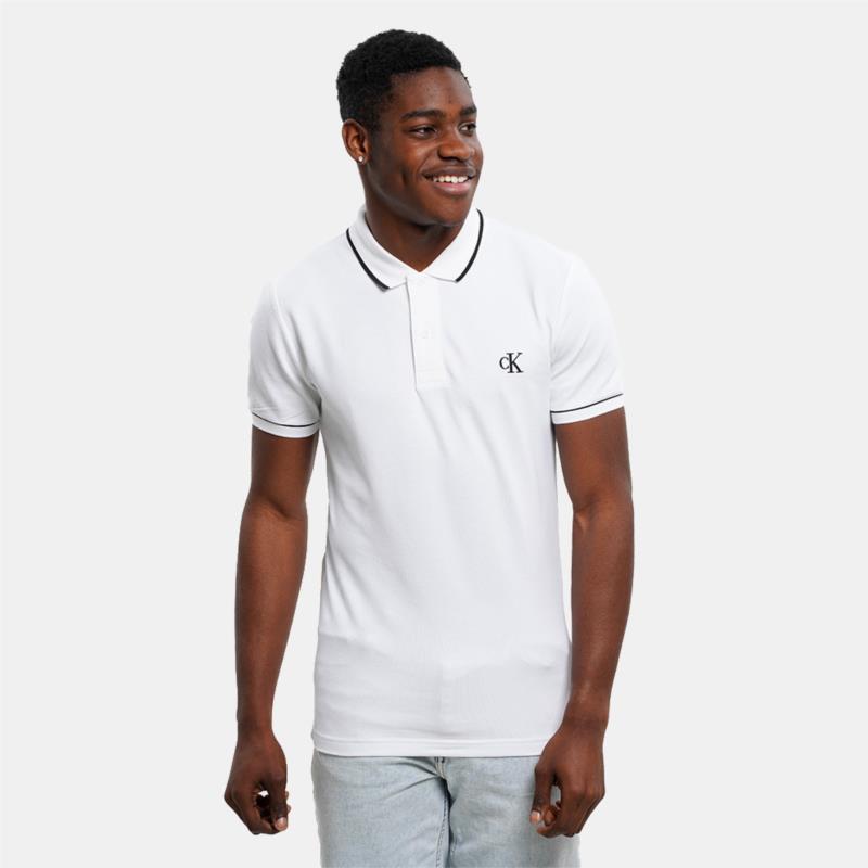 Calvin Klein Tipping Slim Polo Ανδρικό T-shirt (9000143214_1726)