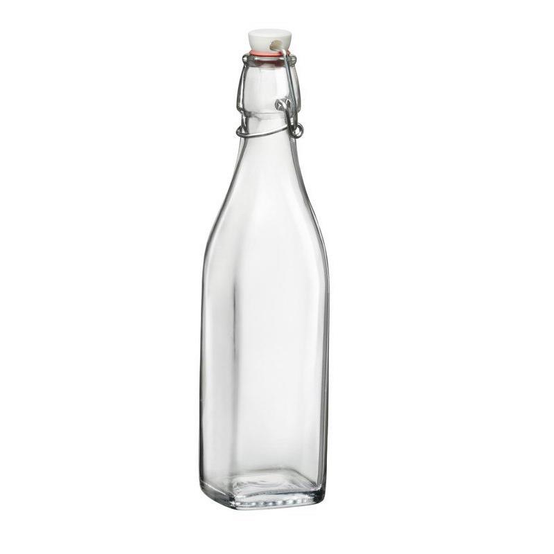 Μπουκάλι Γυάλινο Swing Bormioli Rocco 1000ml BR02012200 (Υλικό: Γυαλί, Χρώμα: Διάφανο ) - Bormioli Rocco - BR02012200