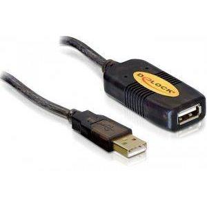 DELOCK 82446 CABLE USB 2.0 EXTENSION ACTIVE 10M