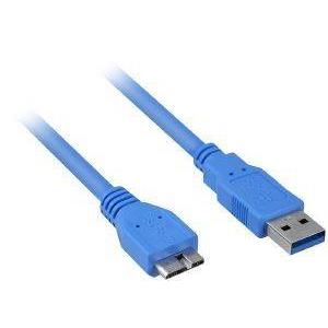 SHARKOON MICRO USB3.0 CABLE 3M BLUE