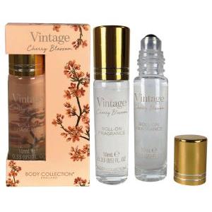 ROLLON FRAGRANCE BODY COLLECTION ENGLAND VINTAGE CHERRY BLOSSOM 10ML