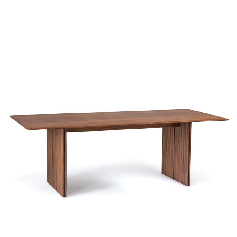 Τραπέζι από μασίφ ξύλο καρυδιάς Μ100xΠ220xΥ75cm
