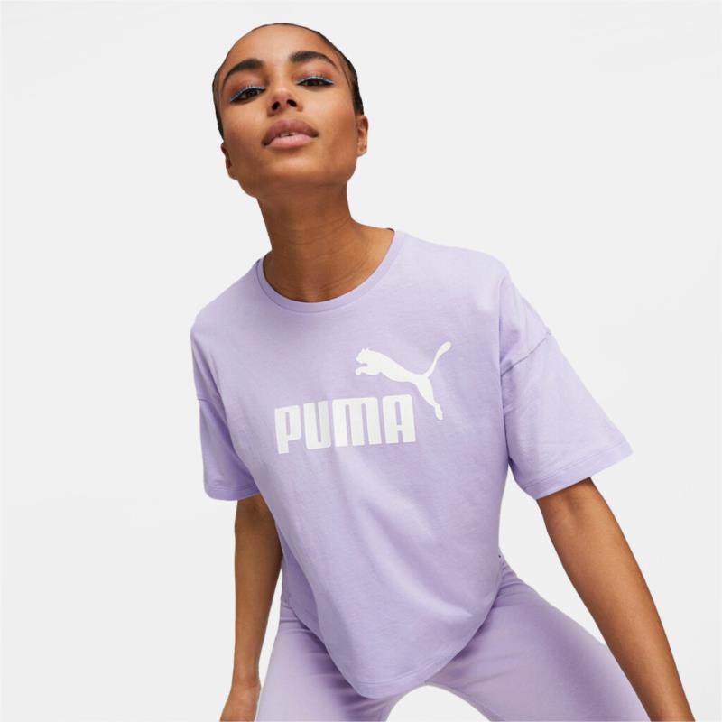 Puma Ess Cropped Logo Tee (9000138842_67471)