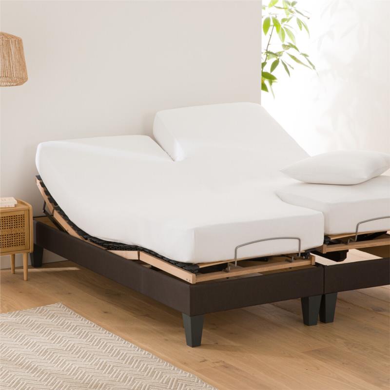 Σεντόνι με λάστιχο από ζέρσεϊ για διαιρούμενα κρεβάτια 180x200 cm