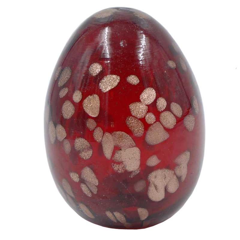 Πασχαλινό Διακοσμητικό Αυγό Τύπου Murano Κόκκινο-Χρυσό Royal Art 14εκ. EVE20A/RG (Χρώμα: Κόκκινο, Υλικό: Murano ) - Royal Art Collection - EVE20A/RG