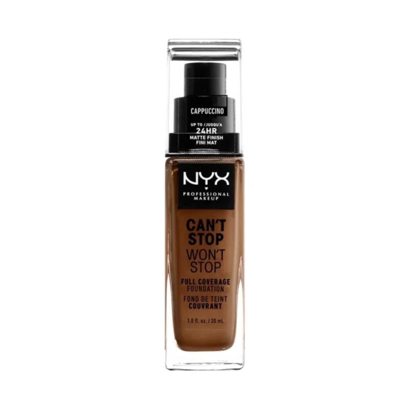 NYX PROFESSIONAL MAKEUP CAN'T STOP WON'T STOP FULL COVERAGE FOUNDATION | 30ml Cappuccino