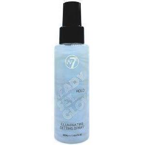 MAKE UP FIXING SPRAY W7 READY SET GLOW - HOLO 100ML
