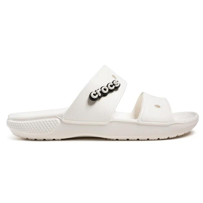 Unisex Ανατομικές Παντόφλες Crocs Classic Sandal 206761 100 Λευκές