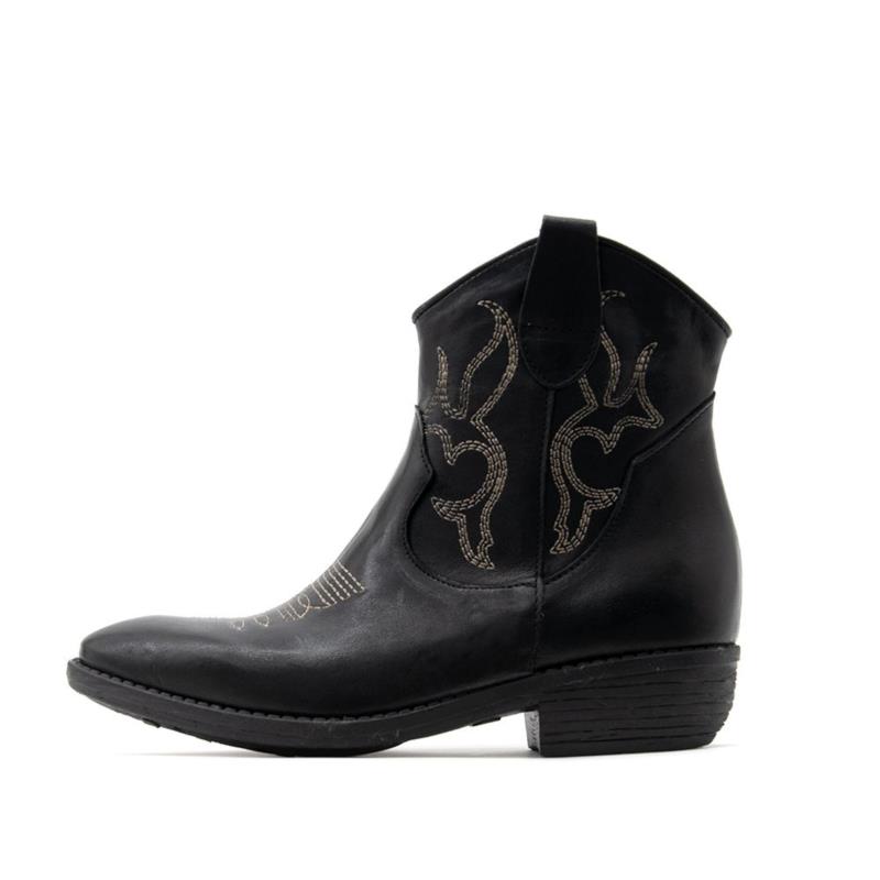 LEATHER ANKLE BOOTS WOMEN DIVINE FOLLIE