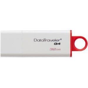 KINGSTON DTIG4/32GB DATATRAVELER G4 32GB USB3.0 FLASH DRIVE RED
