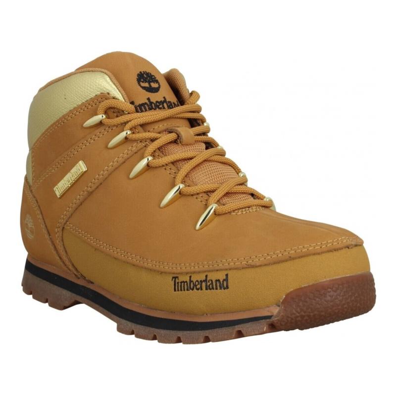 Sneakers Timberland Euro Sprint Mid Hiker Nubuck Enfant Ocre Gold