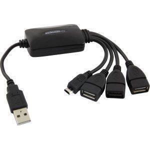 ESPERANZA EA158 HUB 4 PORT USB 2.0 (3XUSB - 1XMICRO USB)