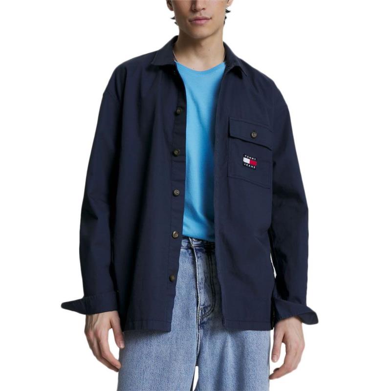 TOMMY JEANS CLASSIC SOLID OVERSHIRT MEN