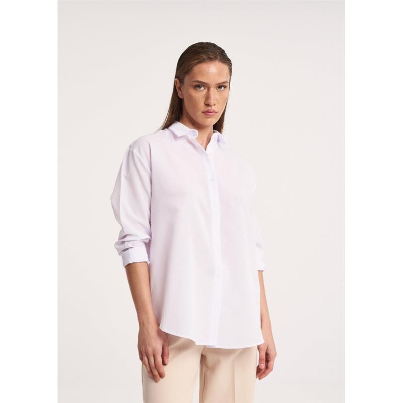 Βαμβακερό πουκάμισο - Λευκό