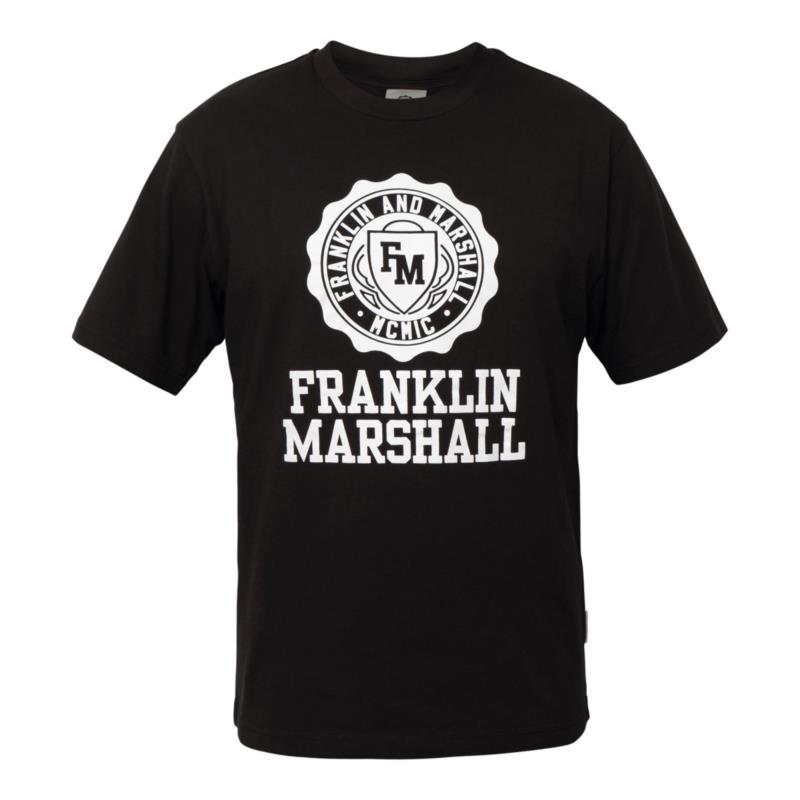 Franklin & Marshall AGENDER CREST LOGO Μαύρο