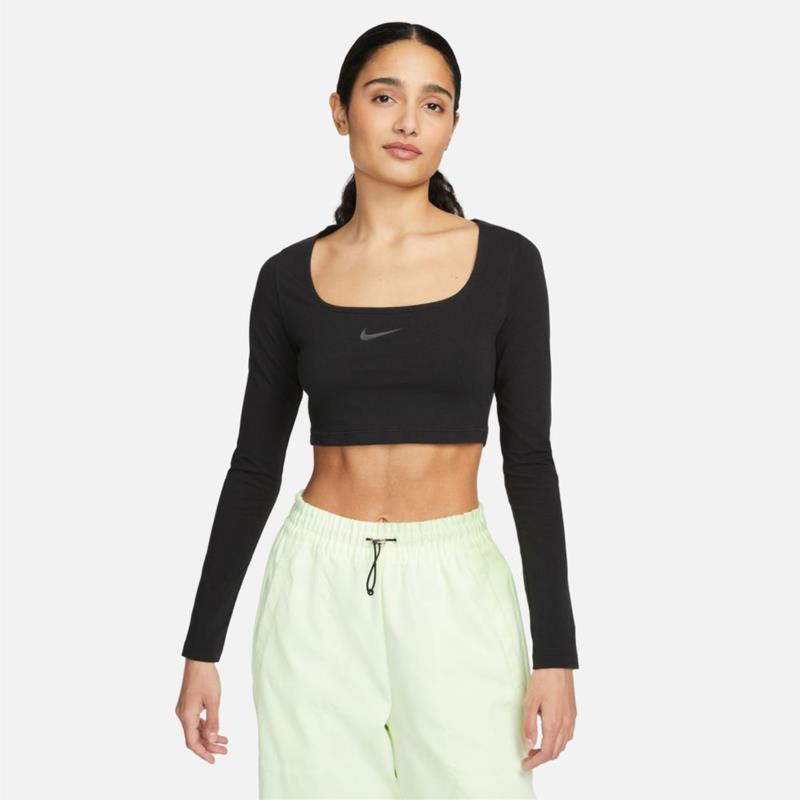 Nike Sportswear Γυναικεία Cropped Μπλούζα με Μακρύ Μανίκι (9000131185_34810)