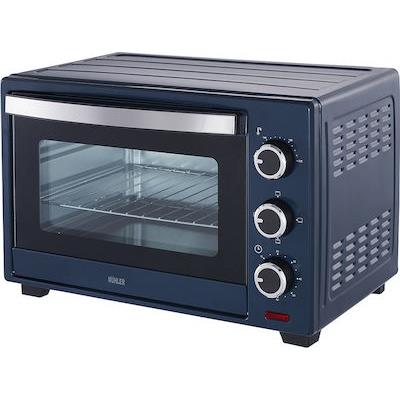 Ηλεκτρικό Φουρνάκι 25lt Χωρίς Εστίες Blue, MN-2509, Muhler
