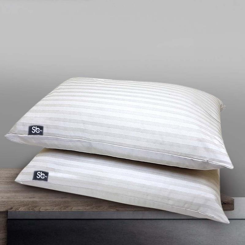 Μαξιλάρι Ύπνου 50x70 Sb Home Super Stripe Λευκο (50x70)