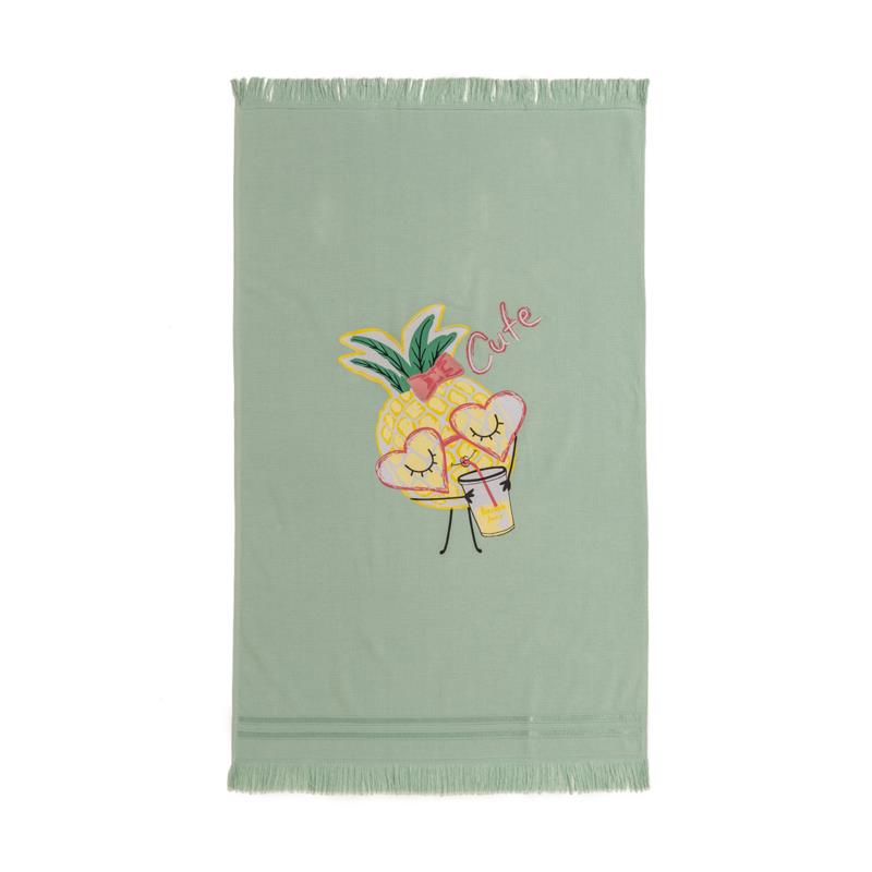 Πετσέτα Θαλάσσης 70X120 Melinen Beach Kids Pineapple Mint (70x120)