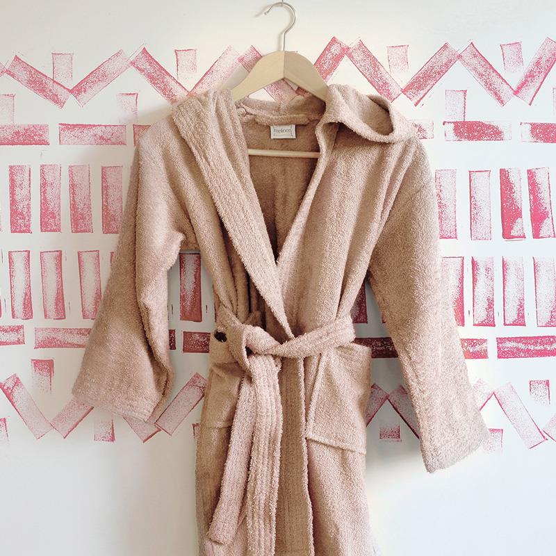 Μπουρνούζι Με Κουκούλα Melinen Liberty Beige