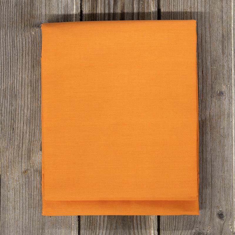 Σεντόνι Μεμονωμένο King Size 270X280 Nima Unicolors Deep Orange Χωρίς Λάστιχο (270x280)
