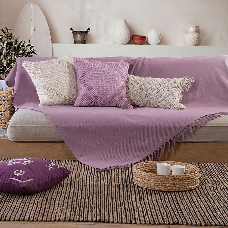 Ριχτάρι Διθέσιου 180X250 Nef Nef Fargo Mauve (180x250)