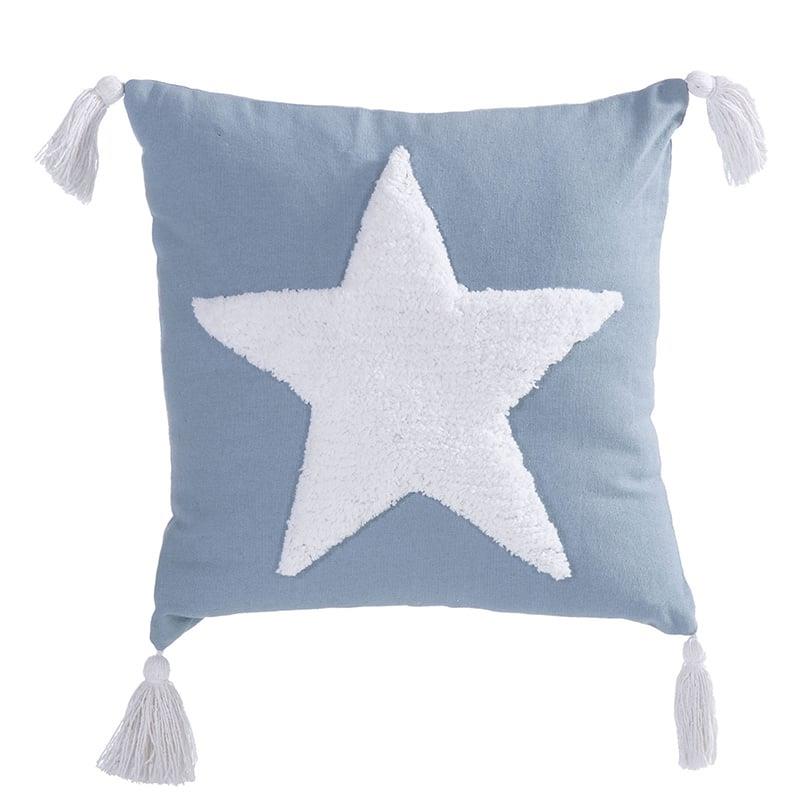 Διακοσμητικό Μαξιλάρι 35X35 Nef Nef Hugging Star Blue (35x35)