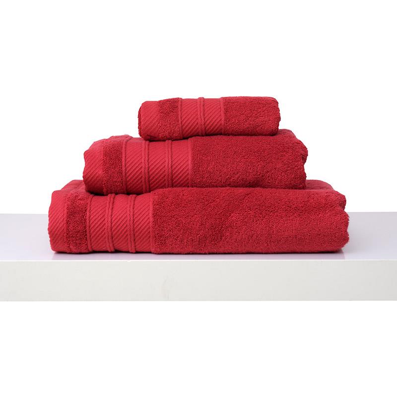 Πετσέτες Μπάνιου (Σετ 3 Τμχ) Anna Riska Soft Κόκκινο