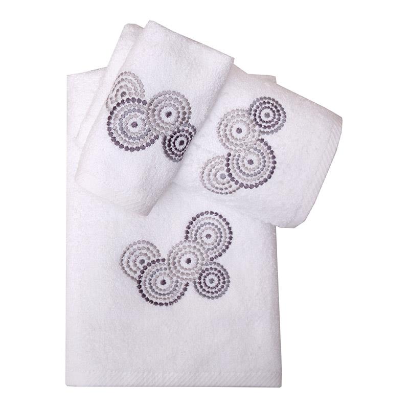 Πετσέτες Προσώπου + Χεριών Viopros 31 Λευκό