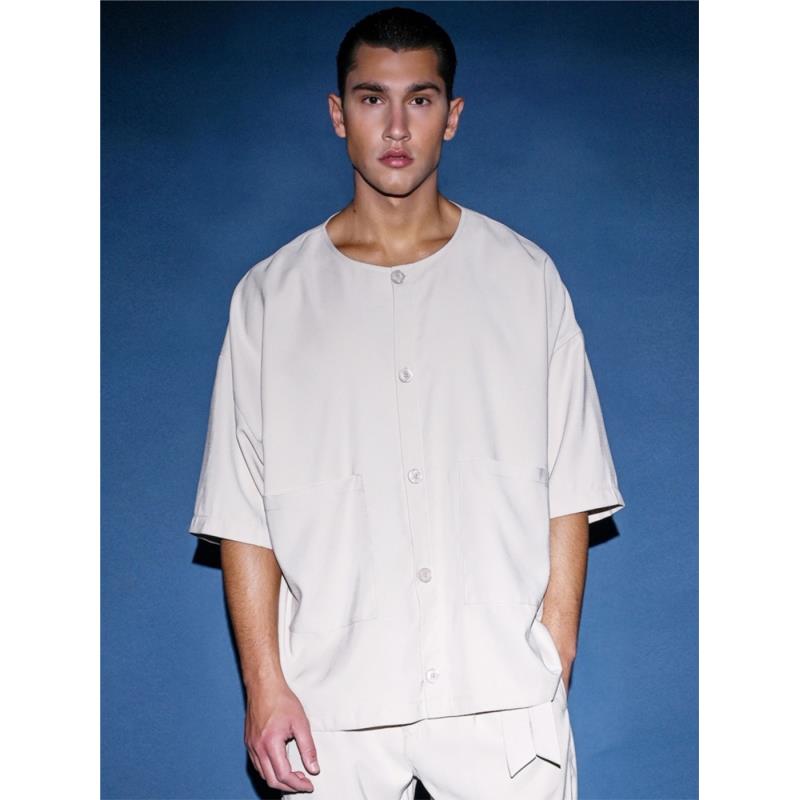 ΑΝΔΡΙΚΟ ΠΟΥΚΑΜΙΣΟ REGULAR Κ/Μ DIVERSE ΜΠΕΖ 23046-394-451-BEIGE