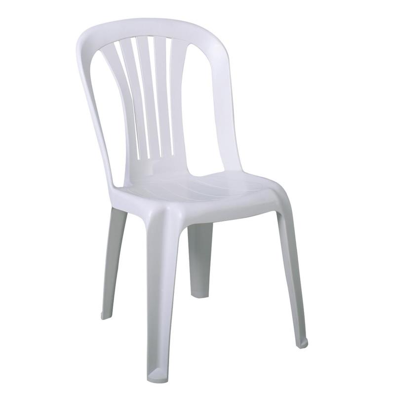 Καρέκλα IRIDE Στοιβαζόμενη Λευκό PP 48x55x84cm