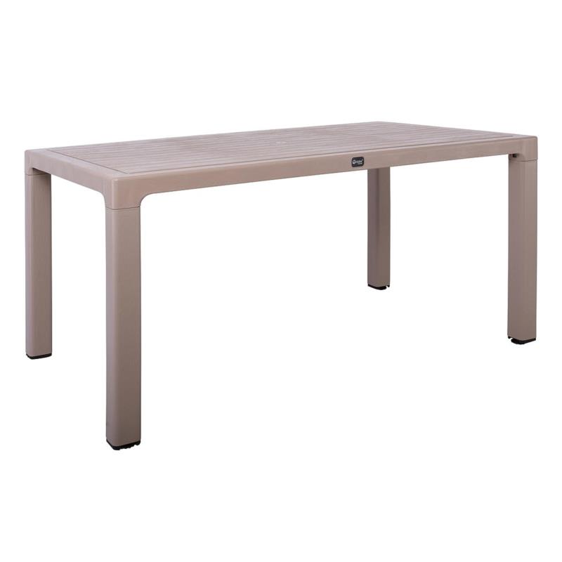Τραπέζι Τραπεζαρίας Κήπου TEC Cappuccino PP 150x90x73cm
