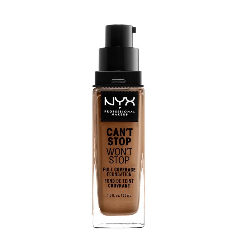 NYX PROFESSIONAL MAKEUP CAN'T STOP WON'T STOP FULL COVERAGE FOUNDATION | 30ml Mahogany