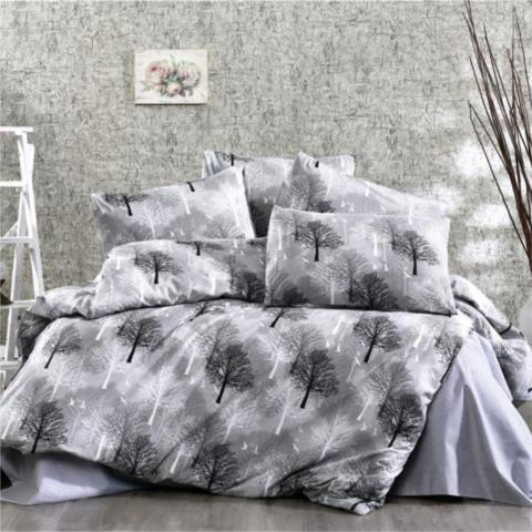 DIMcol ΠΑΠΛΩΜΑΤΟΘΗΚΗ ΕΜΠΡΙΜΕ Forest 312 220X240 Grey Cott/Pol 70/30