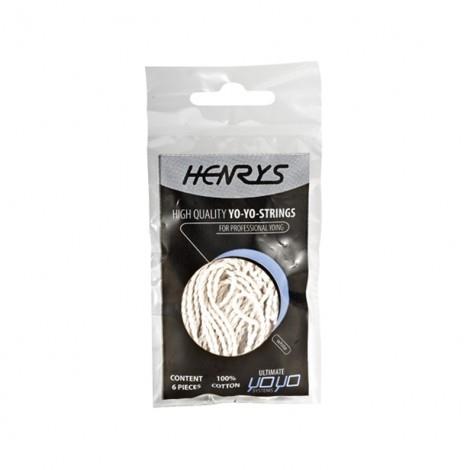Henry's Yo-Yo String Pack - 6x White Strings