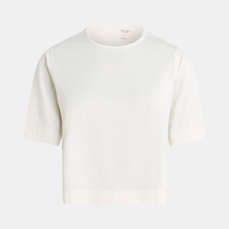 CALVIN KLEIN GYM BOXY T-SHIRT ΑΣΠΡΟ