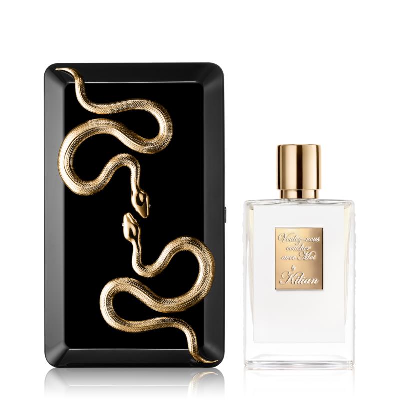 KILIAN PARIS VOULEZ-VOUS COUCHER AVEC MOI REFILLABLE SPRAY WITH CLUTCH | 50ml
