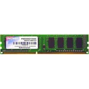PATRIOT DIMM 4GB DDR3-1333 SIGNATURE LINE PSD34G13332