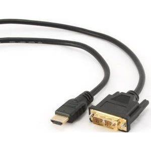 CABLEXPERT CC-HDMI-DVI-15 HDMI TO DVI MALE-MALE CABLE WITH GOLD-PLATED CONNECTORS 5M