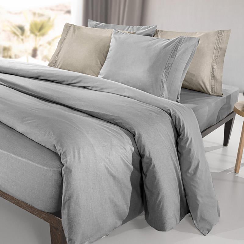 Παπλωματοθήκη Μεμονωμένη Μονή 165X225 Guy Laroche Color Plus Silver (165x225)