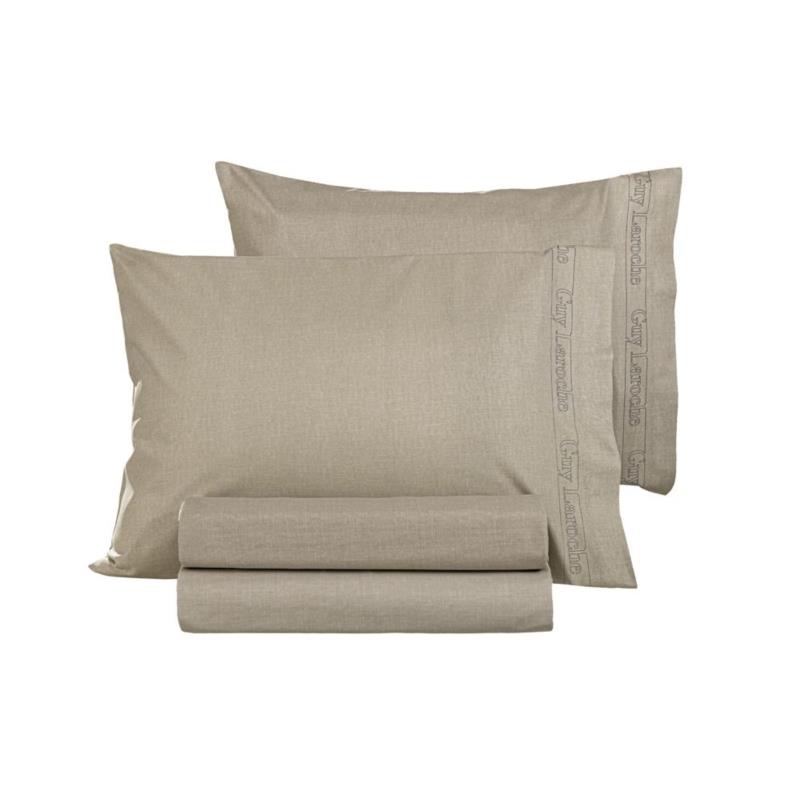 Ζεύγος Μαξιλαροθήκες Βαμβακερές 50x70εκ. Color Plus Taupe Guy Laroche (Ύφασμα: Βαμβάκι 100%, Χρώμα: Taupe) - Guy Laroche - 5206480622366