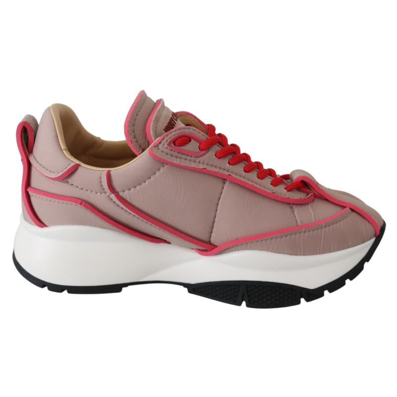 Jimmy Choo Ballet Pink and Red Raine Sneakers EU35/US5