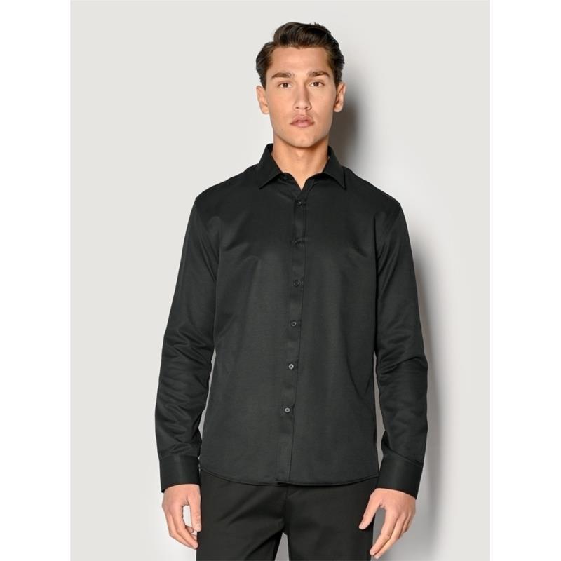 ΑΝΔΡΙΚΟ ΠΟΥΚΑΜΙΣΟ REGULAR Μ/Μ SOGO ΜΑΥΡΟ 23036-801-51-BLACK