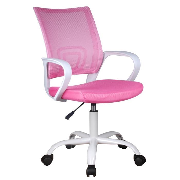 Καρέκλα Γραφείου RALOU Ροζ Mesh 53x59x88-98cm