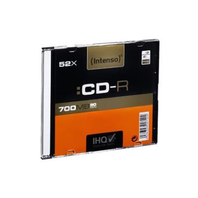 Intenso CD-R 52x 700MB 80min Slim Jewel Case - 1 τεμ - Μέσο αποθήκευσης